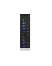 ICY BOX IB-AC6110 USB 3.2 Gen 1 (3.1 Gen 1) Type-B 5000 Mbit/s Svart