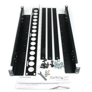 StarTech.com 1U fast 19 tums universella serverrackskenor med justerbart djup