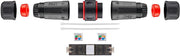 Microconnect KON525 kabelkontakter RJ-45 Svart