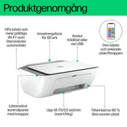 HP DeskJet 2820e Trådlöst All-in-One Färg Skrivare - Termisk bläckstråle - Duplex