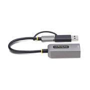 StarTech.com USB-C till Ethernet-adapter med USB-A-dongel - 1x1G