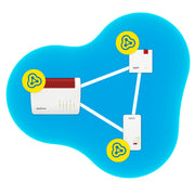 Repeater FRITZ! 1200 AX 3000 Mbit/s Nätverksansluten (Ethernet)