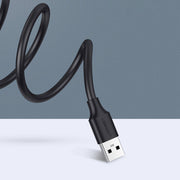 Ugreen US103 USB-kablar USB 2.0 3 m USB A 0,48 Gbit/s Svart