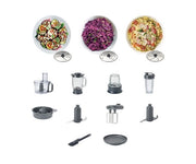 Kenwood MultiPro Compact+ FDM316SS matberedare 800 W 2 l Grå Inbyggd våg