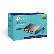 TP-Link TL-SG1005P Ohanterad Gigabit Ethernet (10/100/1000) Strömförsörjning via