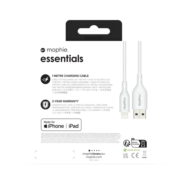 mophie essentials charging cables