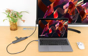 Manhattan 190442 dockningsstationer för bärbara datorer Kabel USB 3.2 Gen 1 (3.1 Gen