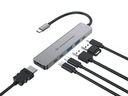 Conceptronic DONN33G dockningsstationer för bärbara datorer Kabel USB 3.2 Gen 1 (3.1