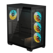 GIGABYTE C500 PANORAMIC STEALTH Midi Tower Svart