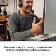 HP Poly Mission 825 trådat USB-stereoheadset (bulk)