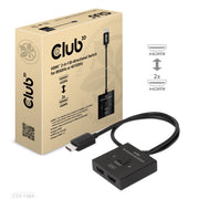 CLUB3D CSV-1384 KVM-switchar Svart