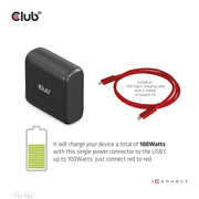 CLUB3D USB Gen1 Type-C Triple Display DP1.4 Alt mode Smart PD3.0 Charging Dock with
