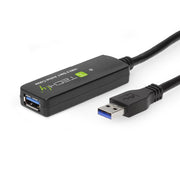 Techly ICUR30100G USB-kablar USB 3.2 Gen 1 (3.1 Gen 1) 10 m USB A Svart
