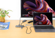 Manhattan 190459 dockningsstationer för bärbara datorer Kabel USB 3.2 Gen 1 (3.1 Gen