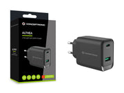 Conceptronic ALTHEA20B45 mobilladdare Universal Svart AC Snabb laddning inomhus