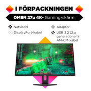 HP OMEN 27u 4K Gaming-skärm