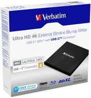 Verbatim 43888 optiska enheter Blu-Ray DVD Combo Svart