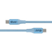 CLUB3D CAC-3030 USB-kablar 2 m USB C 0,48 Gbit/s 240 W Blå