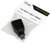 i-tec U31TYPEC kabelomvandlare (hane/hona) USB 3.1 Type-C USB 3.0 Type-A Svart