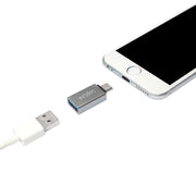 LogiLink AU0040 kabelomvandlare (hane/hona) USB 3.1 C USB 3.0 A