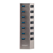 StarTech.com Självförsörjande USB-C-hubb med sju portar och individuella strömbrytare