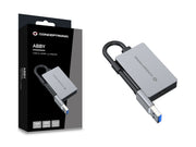 Conceptronic ABBY22G USB-grafikadapter 1920 x 1080 pixlar Grå