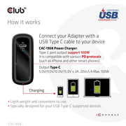 CLUB3D CAC-1908 mobilladdare Spelkontroller