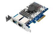 QNAP QXG-10G2T nätverkskort Intern Ethernet 10000 Mbit/s - 2x10G