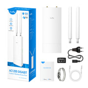 Cudy AP1300 Outdoor 1167 Mbit/s Vit Strömförsörjning via Ethernet (PoE) stöd
