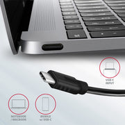 Axagon HMC-4G2 gränssnittshubbar USB 3.2 Gen 2 (3.1 Gen 2) Type-C 10000 Mbit/s Grå