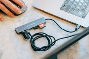 Verbatim 32158 gränssnittshubbar USB 3.2 Gen 1 (3.1 Gen 1) Type-C 5000 Mbit/s Grå