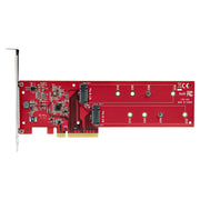 StarTech.com Dubbla M.2 PCIe SSD-adapterkort