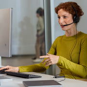 HP Poly Mission 415 trådat USB-monoheadset