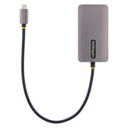 StarTech.com 118-USBC-HDMI-VGADVI USB-grafikadapter 3840 x 2160 pixlar Grå