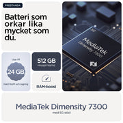 Motorola moto g86 power 5G - 256 GB - Blå