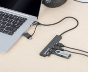 Manhattan 181006 dockningsstationer för bärbara datorer USB 3.2 Gen 1 (3.1 Gen 1)