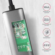 Axagon ADE-25R nätverkskort Ethernet 2500 Mbit/s