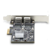 StarTech.com Nätverkskort med 2 portar 2,5 Gbps NBASE-T PCIe - 2x1G