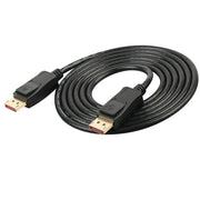 Techly ICOC DSP-A14-030NT DisplayPort-kabel 3 m Svart