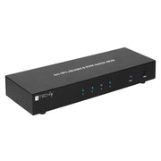 Techly IDATA DP-KVM4 KVM-switchar Rackmontering Svart
