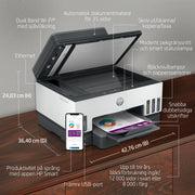 HP Smart Tank 7605 Trådlöst All-in-One Färg Skrivare - Termisk bläckstråle - Duplex