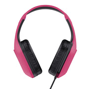 Trust GXT 415P Zirox Headset Kabel Huvudband Spela Rosa