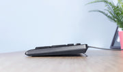 Trust TK-150 tangentbord Kontor USB QWERTZ tyska Svart