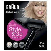 Braun 81475789 hårfön 1600 W Svart