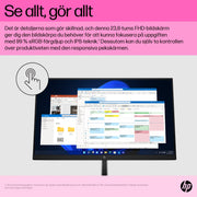 HP E24t G5 FHD-pekskärm - 23.8"