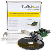 StarTech.com PCI Express USB 3.0-kort med 7 portar