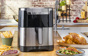 Tefal Easy Fry & Grill EY801D 6,5 l Fristående 1650 W Varmluftsfritös Rostfritt stål