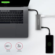 Axagon HMC-5G21 dockningsstationer för bärbara datorer Kabel USB 3.2 Gen 2 (3.1 Gen