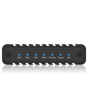 ICY BOX IB-2817MCL-C31 SSD-inkapsling Svart M.2 USB-ström