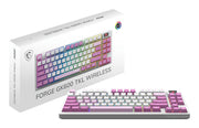 MSI FORGE GK600 TKL WIRELESS VIOLET tangentbord Spela USB +